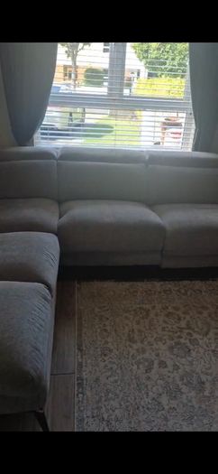 L shaped sofa recliner
