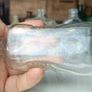 482 - Set of 5 Vintage Clear Glass Screw Top Collectible Decorative Bottles Image 5