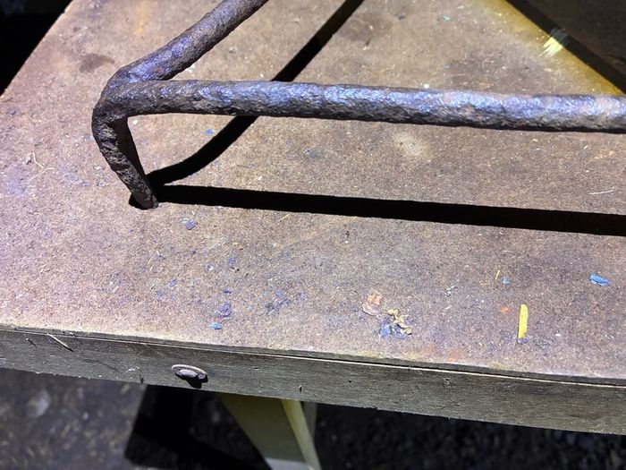 Antique cast iron tripod