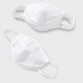 5 Reusable Washable Cotton Face Masks Face Mask Face Coverings Available in White ONLY 2 SETS LEFT Image 3
