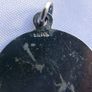 Vintage  Silver  Virgo Charm, Zodiac Sign Virgin, Old Astrology Medal Pendant, 1" -  3,91g Image 6