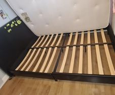 double bed and mattress