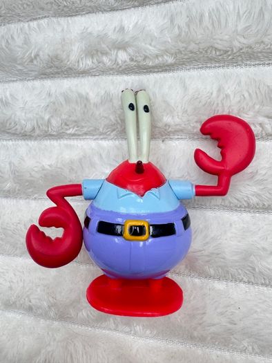Spongebob Squarepants 2011 Viacom Mr Krabs cake topper approx. 9 cm. Used Please see photos