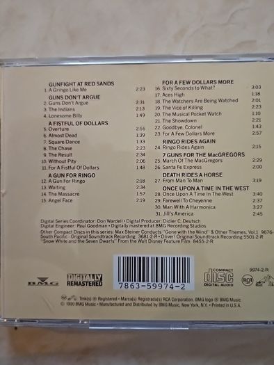 Ennio Morricone CD - The Legendary Italian Westerns