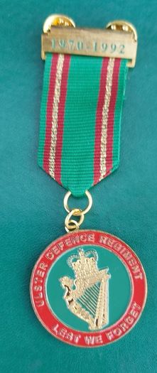 Ulster Defence Regiment Medal 1970-1992