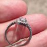 Zircon Silver engagement ring Image 9