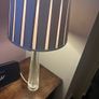 Laura Ashley table lamp with pleated shade Image 2