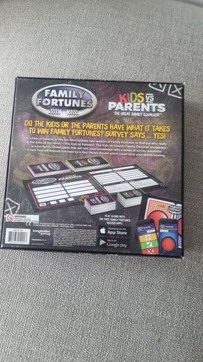 Family Fortunes Kids vs Parents Board Game