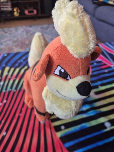 Pokemon Growlithe Plush Stuffed Animal  9 inches Kids Toys Stuff Toy Character