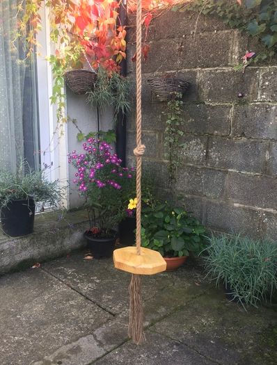 Kids swing, wooden indoor swing, handmade tree swing, children gift idea