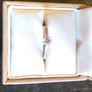 white gold diamond engagement ring Image 2