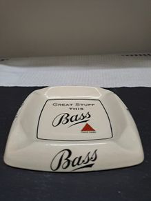 Vintage Bass Ale Advertising Ashtray Minton England