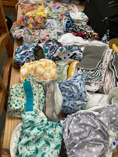 Cloth nappies and inserts bundle . Clean and ready to go.
