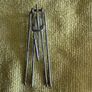 Old Style Heavy Metal Curtain Hooks Image 2
