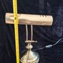 vintage brass bankers lamp Image 7