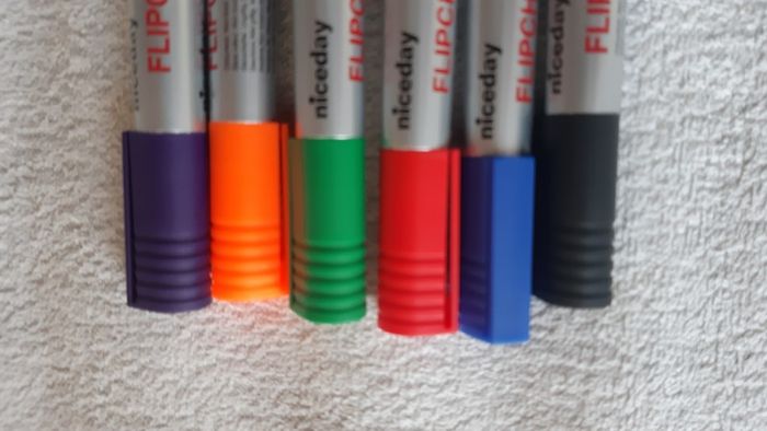Niceday Flipchart Marker Medium Bullet Assorted Pack of 6 Home Office School College