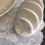 Kitchencraft Est 1850 Classic Collection 2 Tier Cake Plate on a pedestal and Free Same Brand Toast Rack with polka dot pattern Image 3