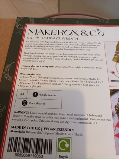Make box &Co christmas wreath