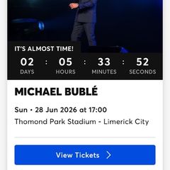 Micheal Buble Limerick X 4
