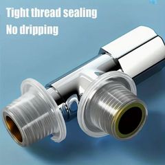 10-Pack Universal Silicone Faucet Gaskets - Leak-Proof Sealing Rings for Kitchen/Bathroom Tap, new.