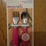Munchkin Raise Toddler Fork and Spoon Set  12+ Months BPA Free Pink Image 8