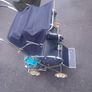 vintage two silver cross stroller Image 4
