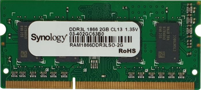 Memory Ram Synology 2gb Ddr3l 1866mhz Cl13 So-dimm 03-402g863b1