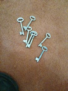 Internal door keys