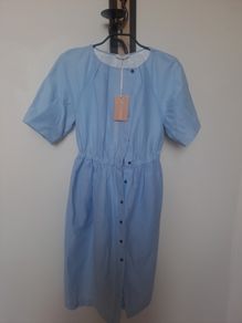 Beirlin Baby Blue Dress Sz 10 New gt