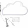 Neon Light Cloud (Blue) Battery/USB Operated Image 3