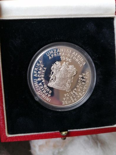 1996 South Africa Silver Proof 2 Rand Coin