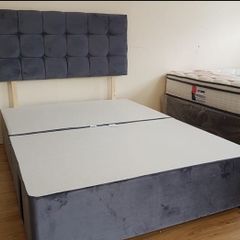 New King Size Divan Beds. New Tufted Memory Foam Mattresses And  Optional Drawers Available