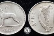 [#454] - Ireland 1968 | Irish 6p | Six Pence | Wolfhound | KM.13a | AU