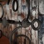Vine Scroll Hanging Wrought Iron Wine Rack Image 2