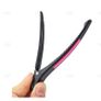 Hairdressing Sectioning Hair Clips with Rubber Bar Styling Hair Clamps - 6 Pcs Image 2