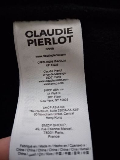 Claudie Pierlot Wool Jacket - Black - FR 38 Fits UK 12 - BNWT RRP 375