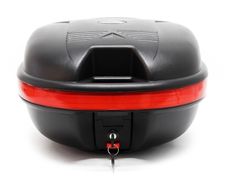 Top Case 31l Matt Black Motorbike Motorcycle Helmet Storage Trunk