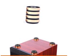4pcs HIFI Audio Speaker Amplifier Anti-shock Absorber Feet Pads Isolation Stand Crab Claw Clamp Bracket For Camera Tripods
