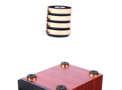 4pcs HIFI Audio Speaker Amplifier Anti-shock Absorber Feet Pads Isolation Stand Crab Claw Clamp Bracket For Camera Tripods