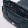 Liu-Jo designer Forest green quilted cross body bag Image 2