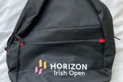 Brand New Official Horizon Irish Open Golf Backpack
