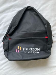 Brand New Official Horizon Irish Open Golf Backpack