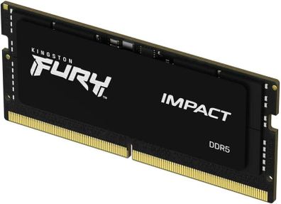 Kingston Fury Impact 16GB 6000MT/s DDR5 CL38 SoDimm Gaming Memory