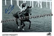 Lester Piggott Autograph