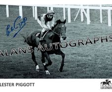 Lester Piggott Autograph