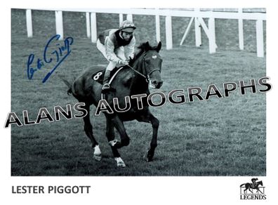 Lester Piggott Autograph