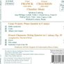 Franck. Piano Quintet. Chausson. String Quartet. CD. Free Postage! Image 2