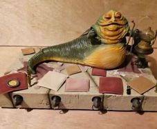 Star Wars Jabba The Hutt Throne 3.75 " Scale As New Out Of Pack