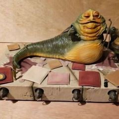Star Wars Jabba The Hutt Throne 3.75 " Scale As New Out Of Pack