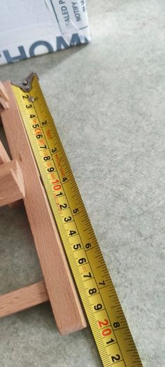 Small Wooden  Easel Or Book Stand.